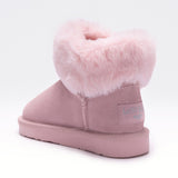 Lelli Kelly AW24 Lily Stivale Pink Leather Boots With Butterfly Design - LKHK4356