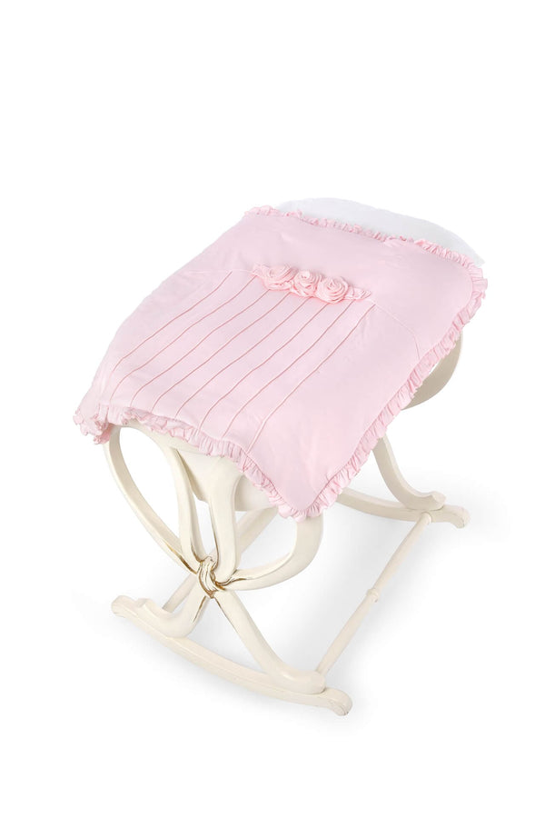 Sofija "ANASTAZJA" Pink Cotton Baby Blanket