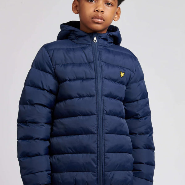 Lyle Scott Boys Navy Puffer Coat Jacket LSC0400 Bella Sienna