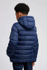 Lyle & Scott Boys Navy Puffer Coat Jacket - LSC0400