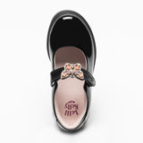Lelli Kelly LK8915 (NE03) Lucy Butterfly Black Patent School Shoes