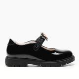 Lelli Kelly LK8915 (NE03) Lucy Butterfly Black Patent School Shoes