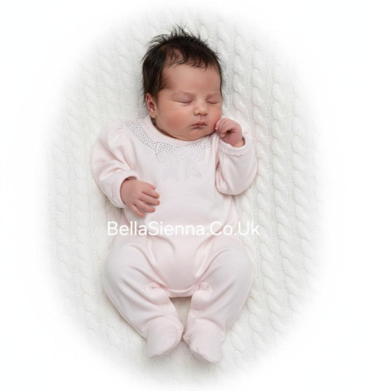 Emile et Rose Baby Girls Pink All In One Babygrow Outfit - Margot