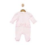 Mintini Pink Ballerina Slippers All In One Babygrow - MB5724