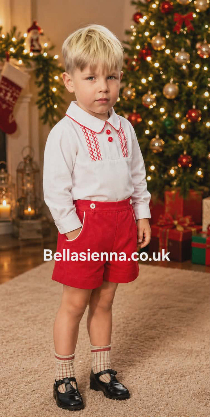 Pretty Originals Boys Red/Ivory MT02079