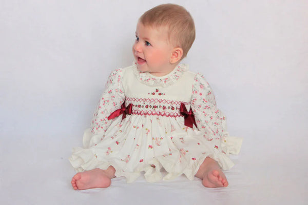 Pretty Originals Baby Girls Bunny Rabbit Print Dress, Bloomers And Matching Headband - MT02137