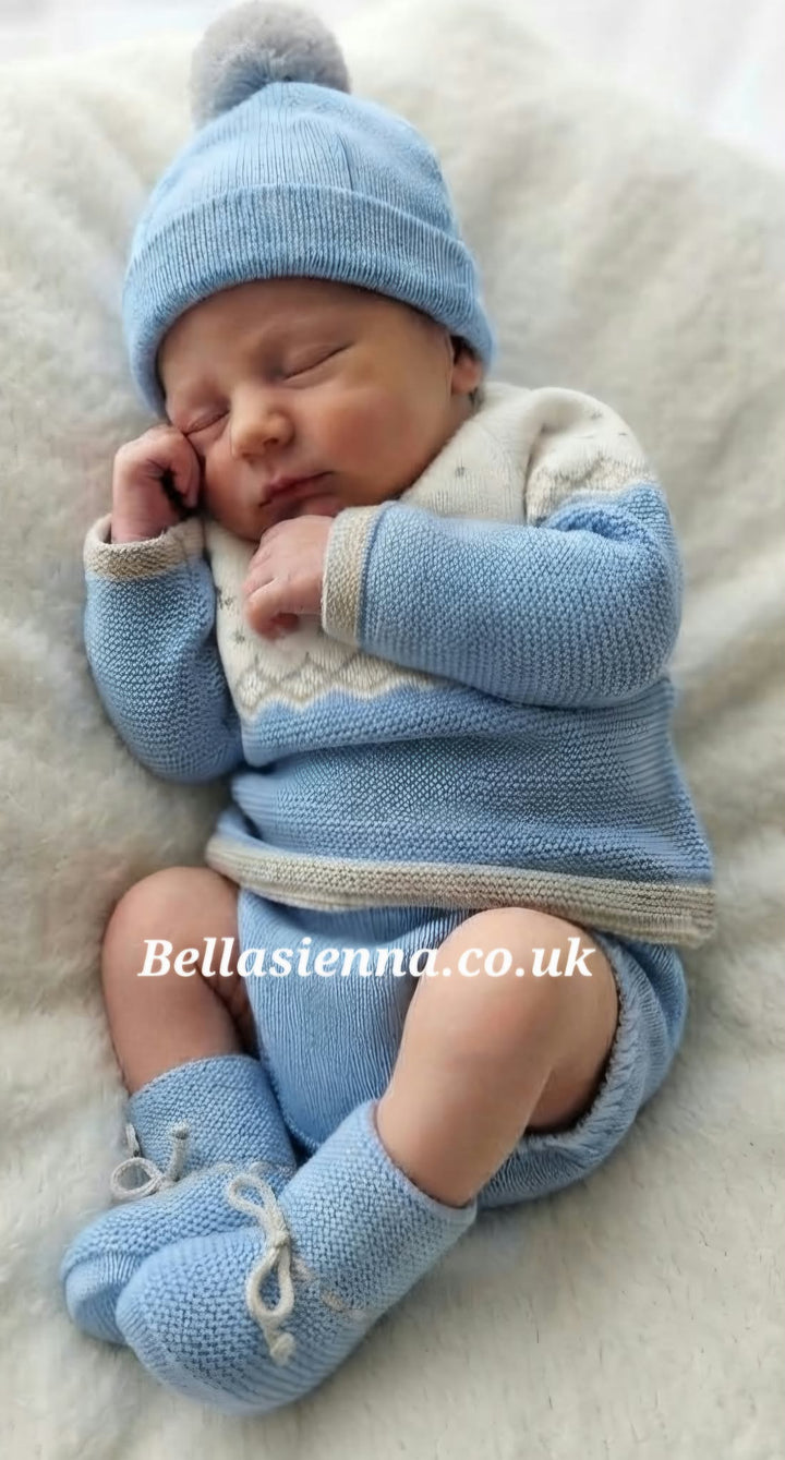 Mac Ilusion Baby Boys Blue & Grey Four Piece Set - 0237 - Polar