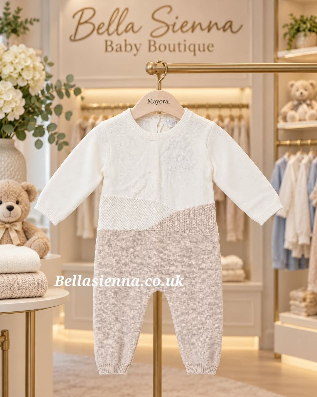 Mayoral Baby Boys Knitted Romper - 2611