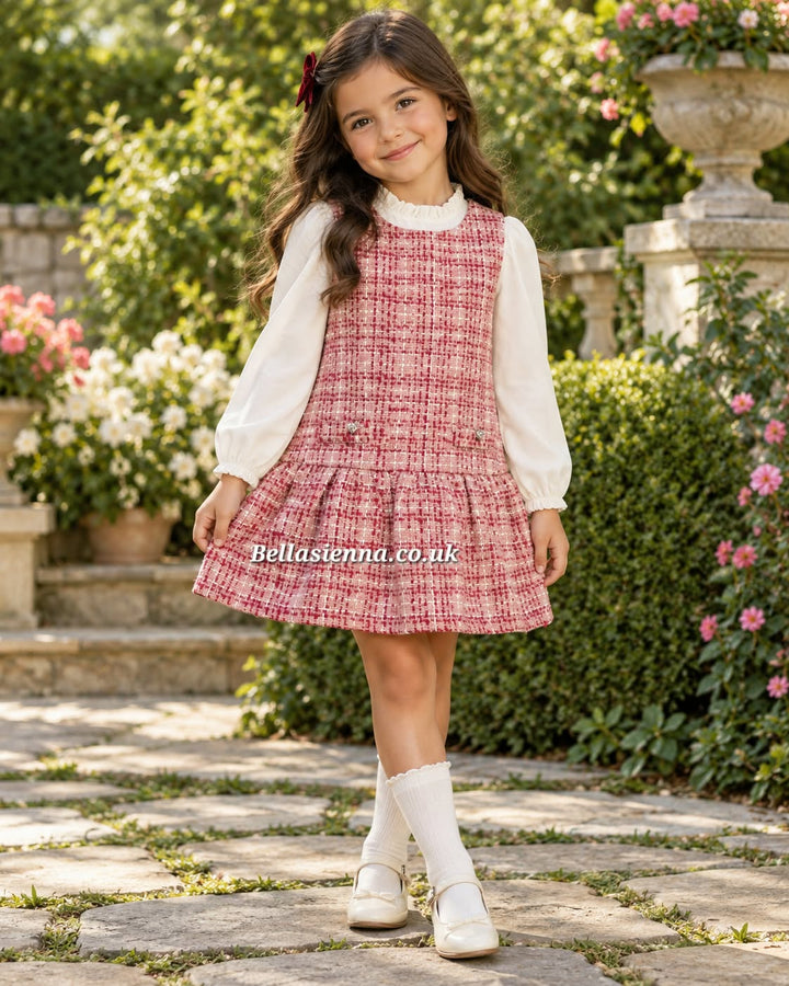 Mayoral Girls "Quartz" Pinafore Dress - 4929