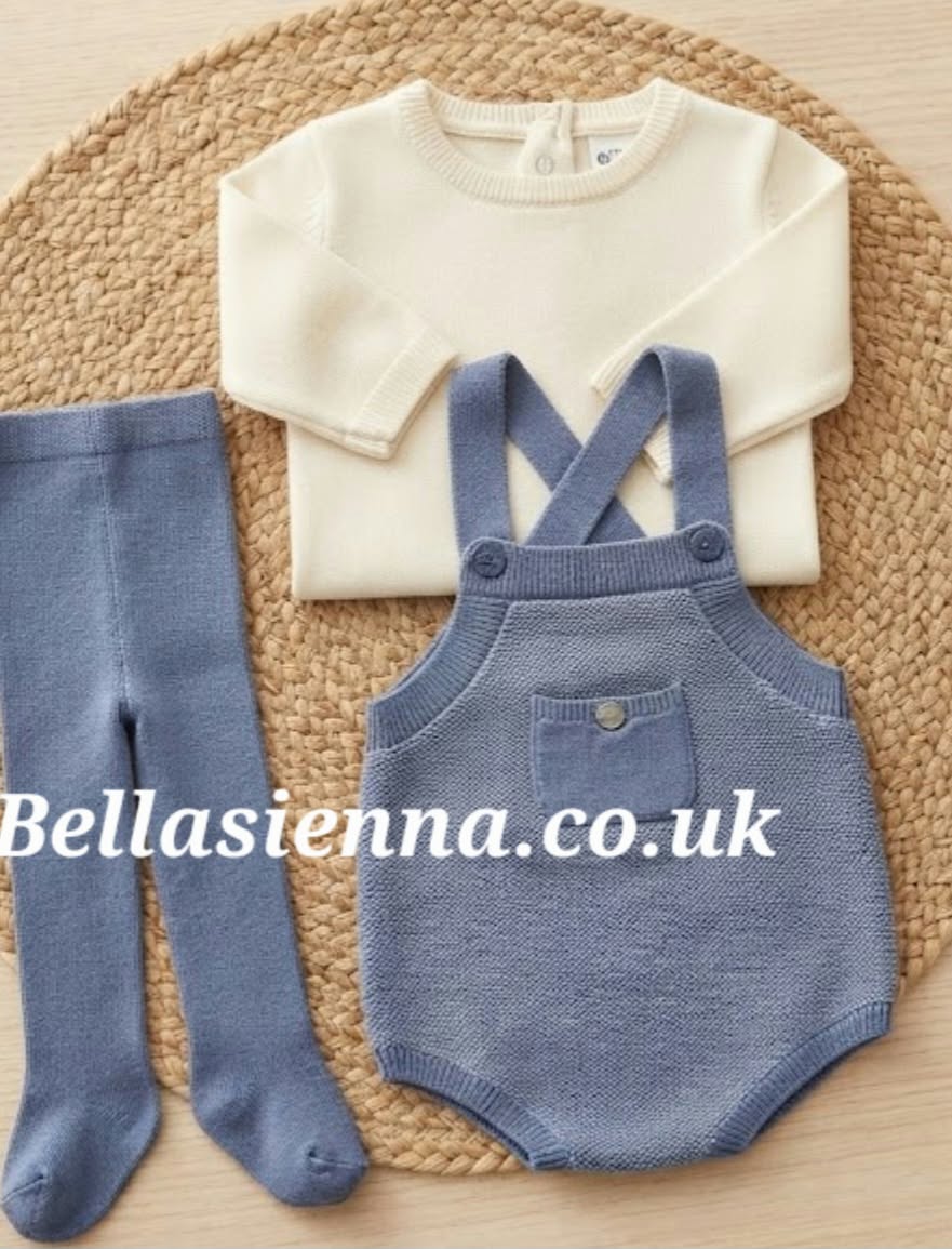 Mayoral Newborn 3 piece set Better Cotton - Blue/Winter 2676