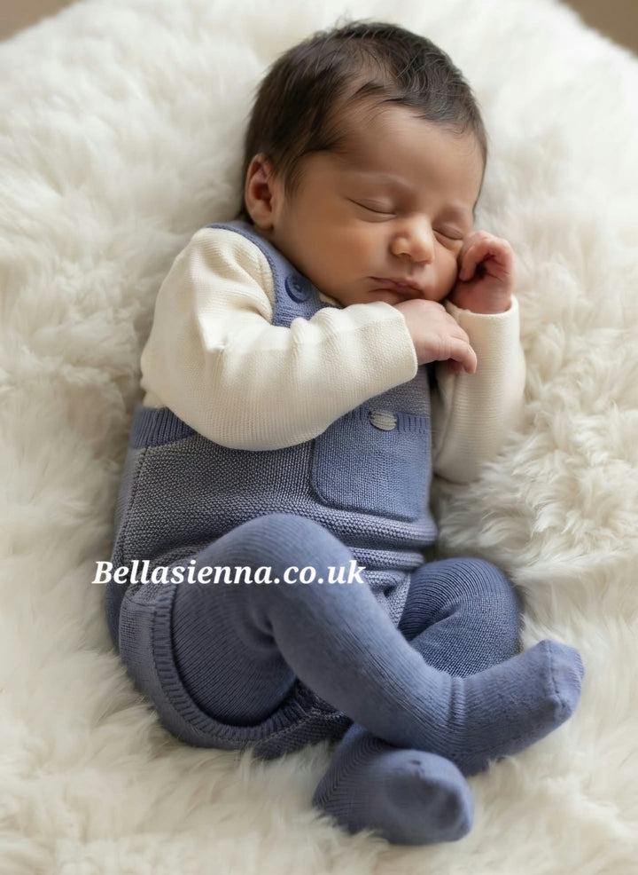Mayoral Newborn 3 piece set Better Cotton - Blue/Winter 2676