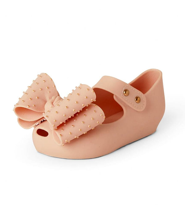 Bella Sienna Pink Jelly Bow Shoes