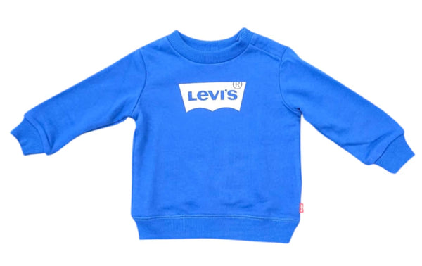 Levi's Blue & White Crew Sweatshirt - 6E9078-U9B