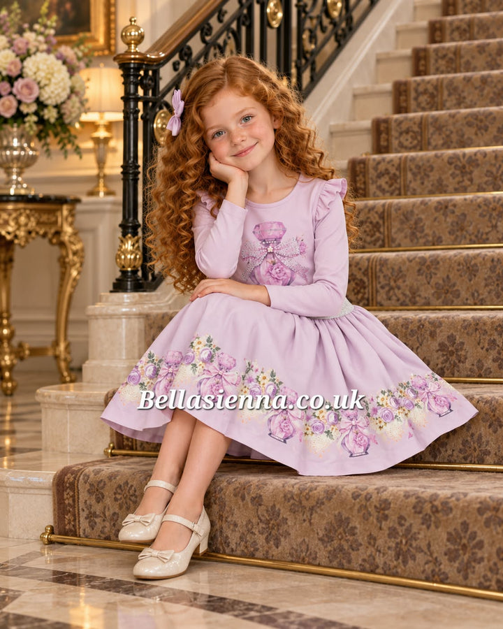 Neon Lilac Skirt Set - "Harlie" - 3787