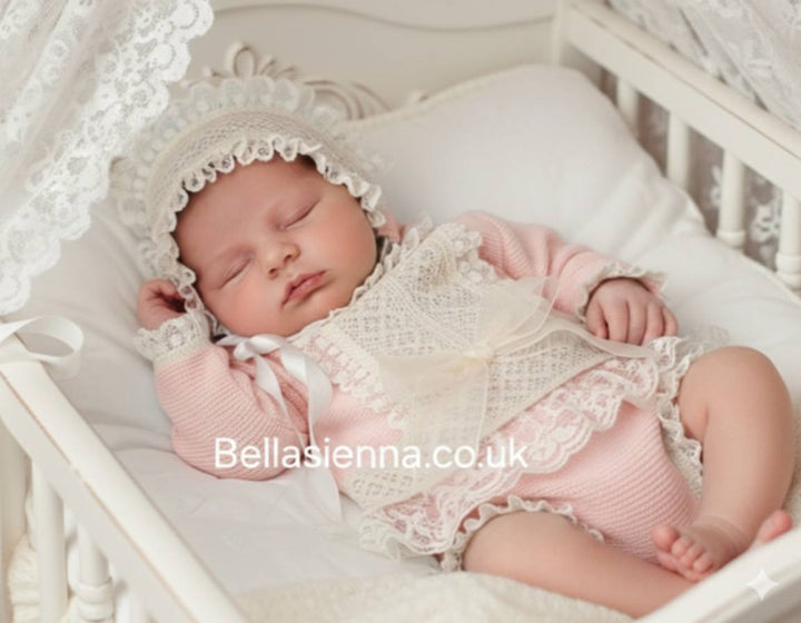 Nini Baby Girls Three Piece Knitted Set