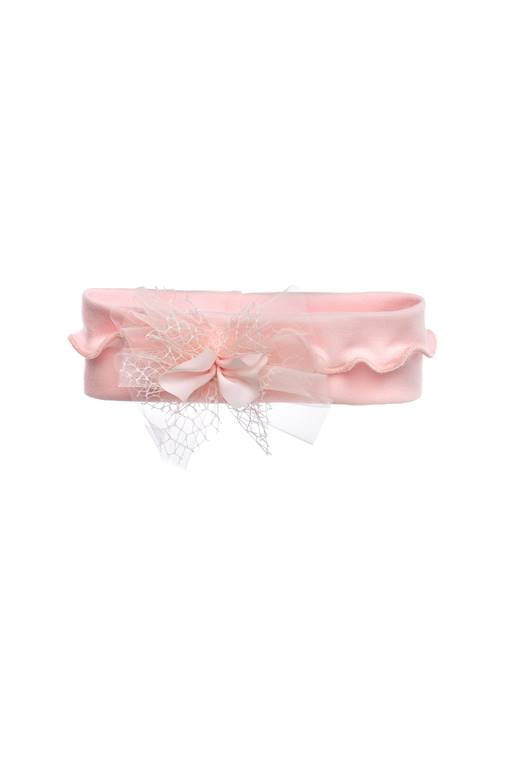 Sofija Pink Cotton Babygor & Matching Headband - Charlotte