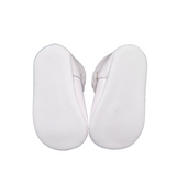 Pretty Originals White Patent Leather Mary Jane Pram Shoes With Diamante Buckle - UE02191A