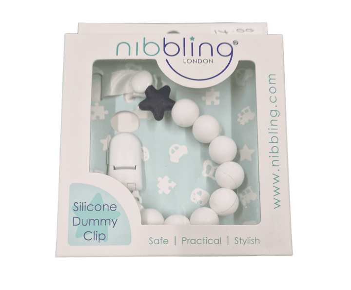 Nibbling Silicone White Pluto Dummy Chain