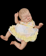 Lor Miral Multicoloured Pastel Colours Baby Dress & Matching Pants - 41008