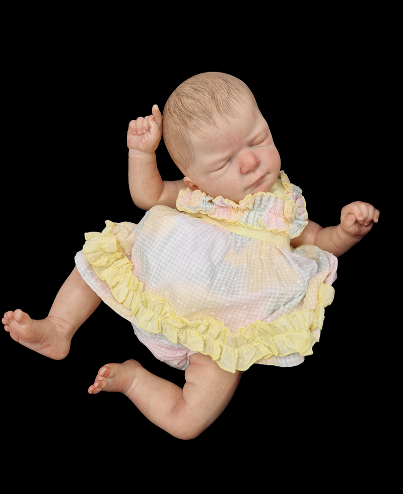 Lor Miral Multicoloured Pastel Colours Baby Dress & Matching Pants - 41008