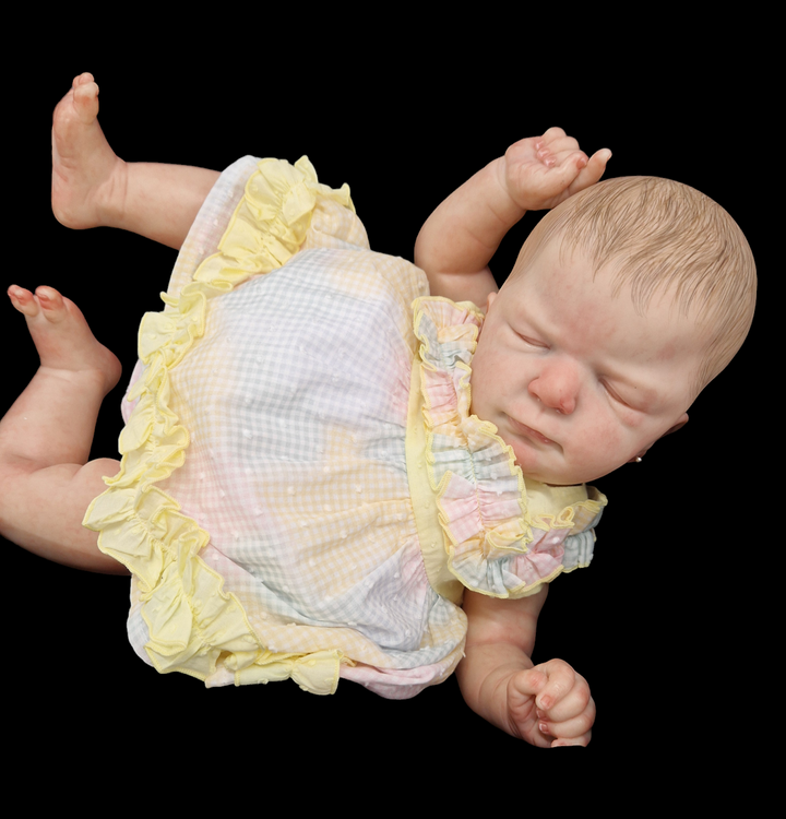 Lor Miral Multicoloured Pastel Colours Baby Dress & Matching Pants - 41008