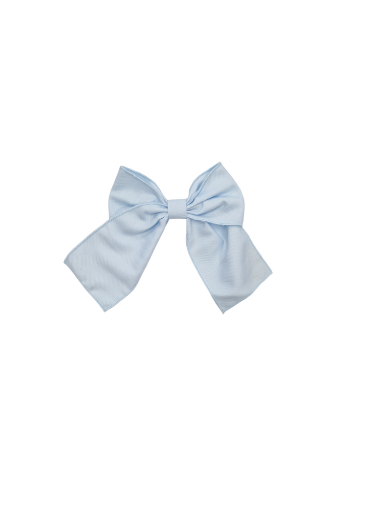 Naxos Baby Blue Hair Bow To Match The Smocked Dress