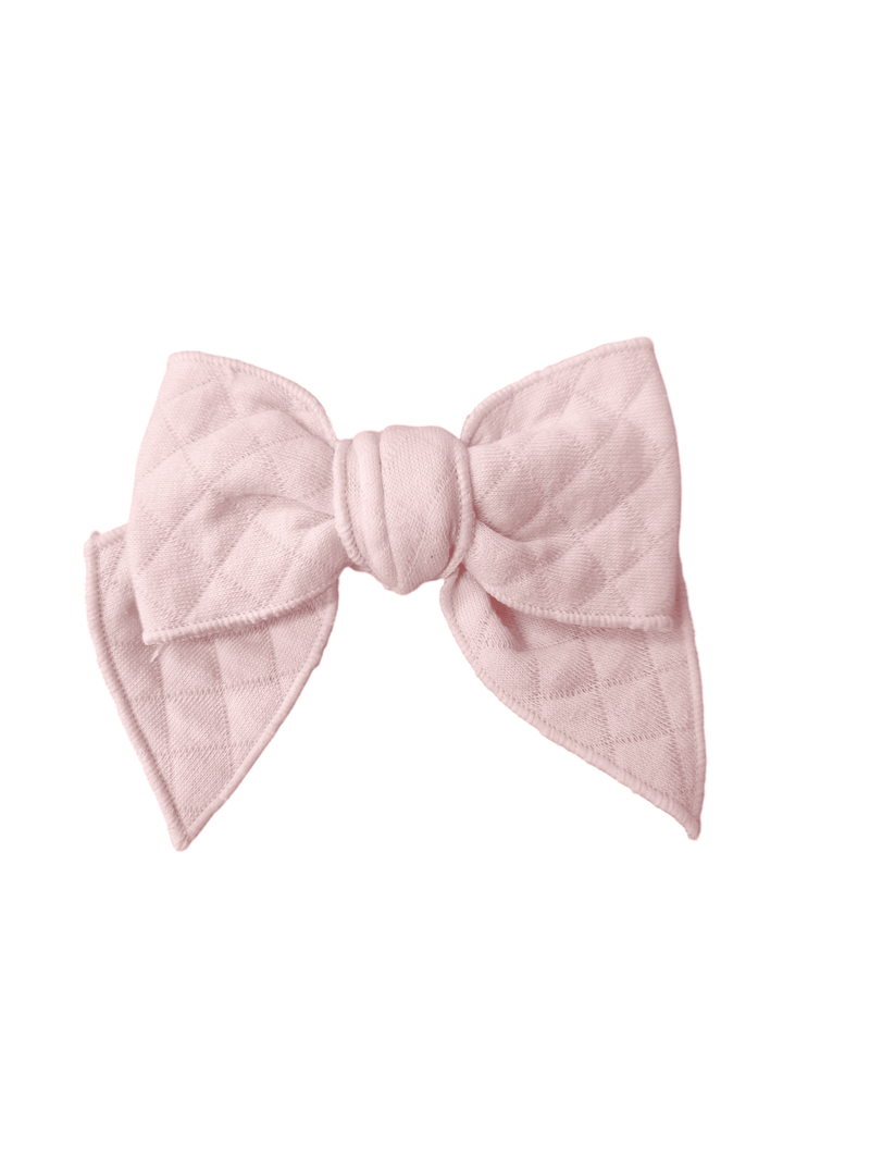 Calamaro Baby Girls Pink Hair Bow To Match Jam Pants Set Or Tracksuit - 11007 -11093