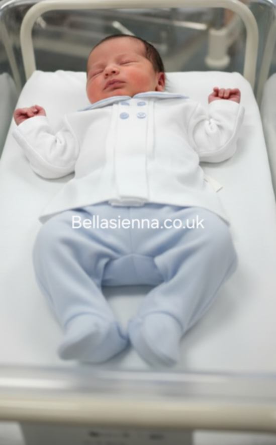 Boys Blue & White Two Piece Set - SG150C