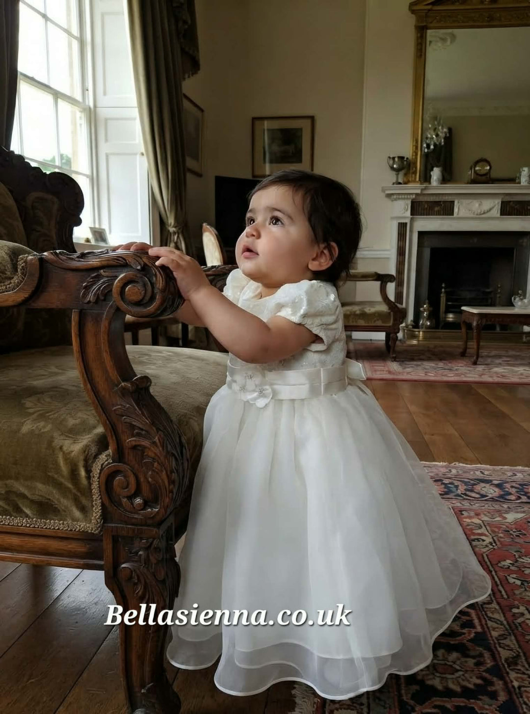 Sarah Louise Ivory Ceremonial Ballerina Dress 070045 (Copy)