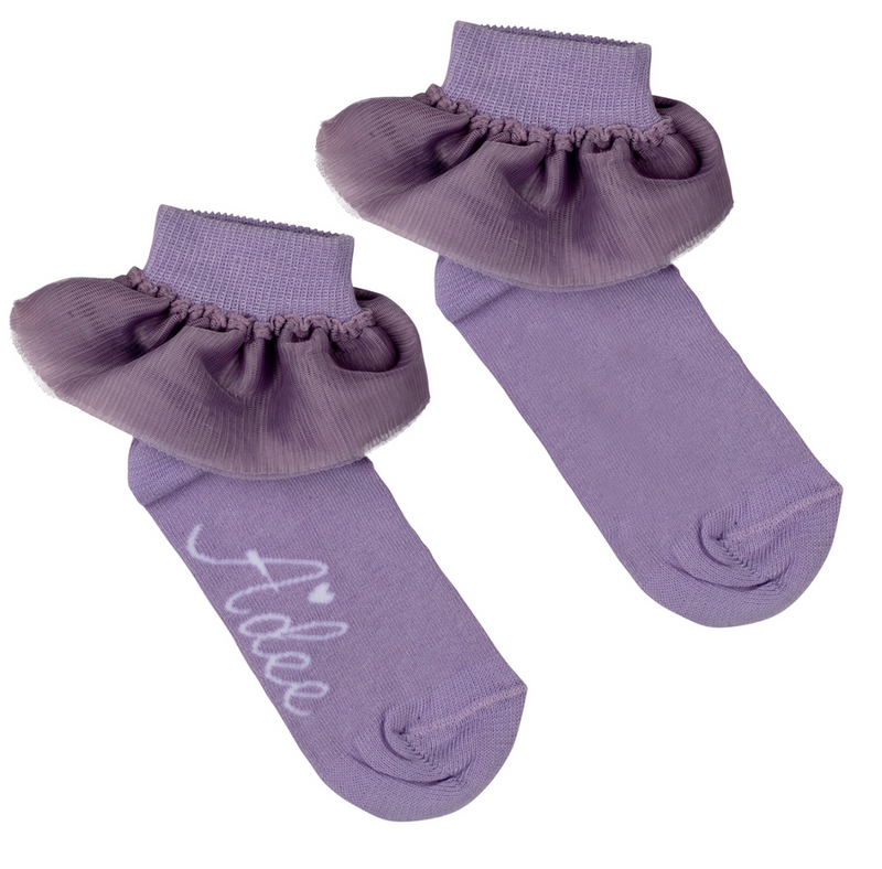 A Dee "NOVA" Tulle Ankle Socks- S243916