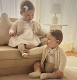 Mayoral Baby Girls Champagne Gold Shimmer Pram Shoes -9791