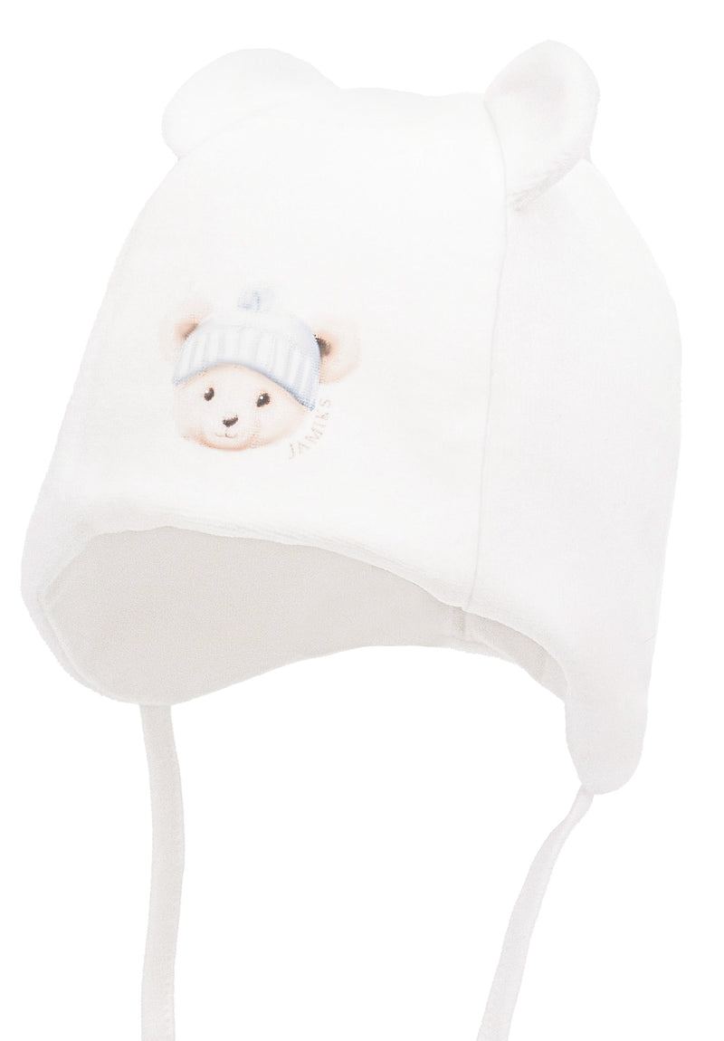 Jamiks "TIBO" All In One Velour Babygrow & Hat Set