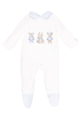 Jamiks "TIBO" All In One Velour Babygrow & Hat Set