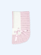 Mac ilusion Knitted Four Piece Set In White & Pink - 9630