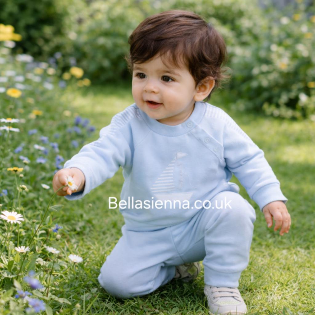 TUTTO PICCOLO TWO PIECE SET SKY BLUE