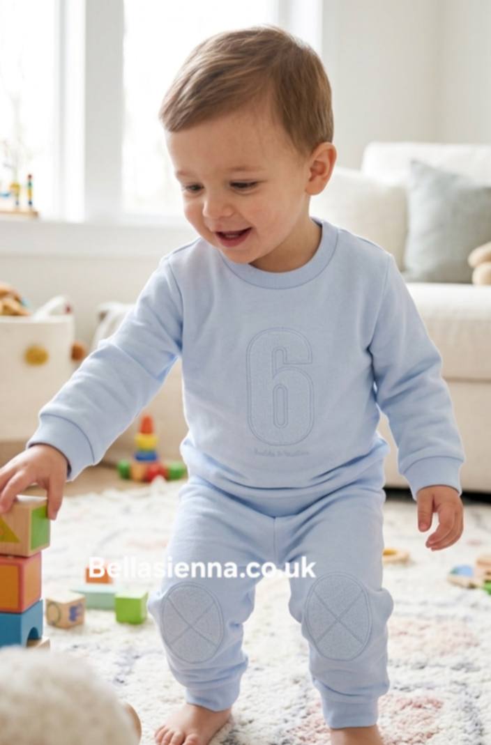 Tutto Piccolo Two Piece Tracksuit - Sky Blue - 4595