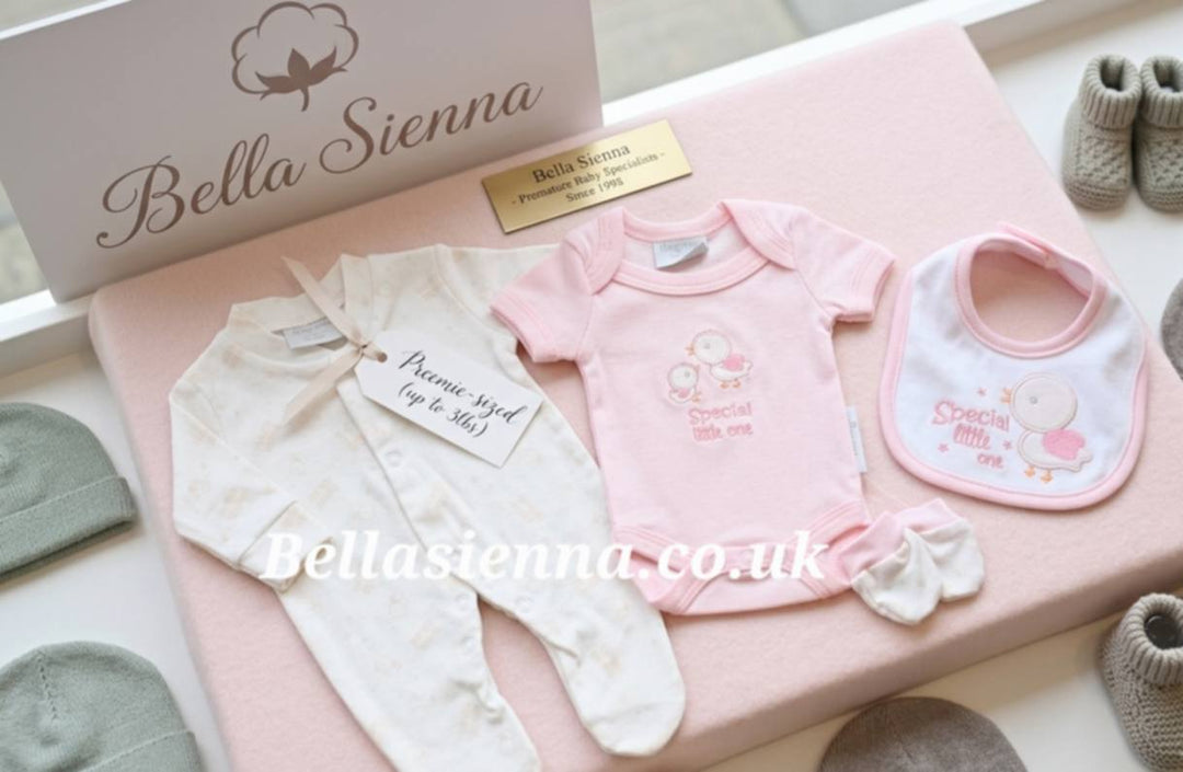 Tiny Me Premature Baby Girls Pink Four Piece Set