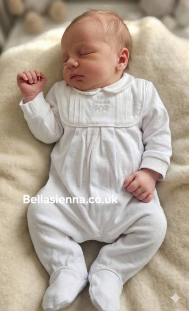 Tutto Piccolo Unisex White Baby Grow - 1080