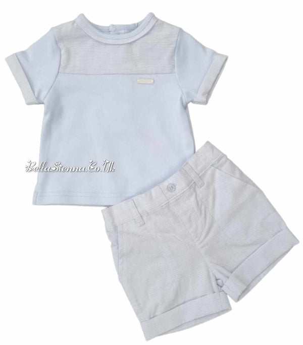 Blues Baby Boys Shorts & T-shirt Set VV0010 Blue