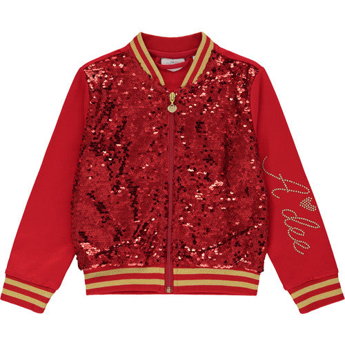 A Dee CRYSTAL Sequin Bomber Jacket - W233303
