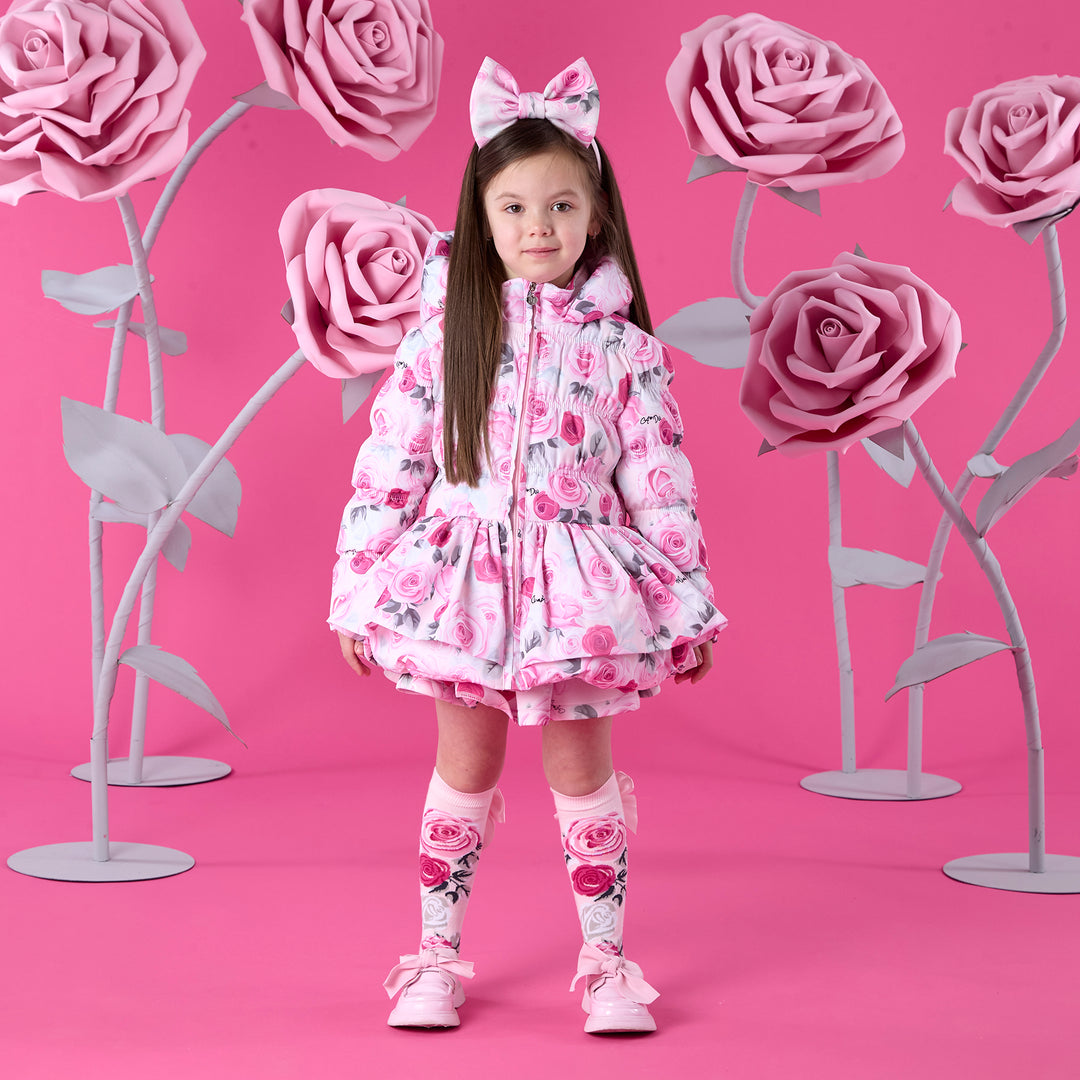PRE-ORDER - A Dee "Ava" Winter Bloom - Rose Print Coat - W261201