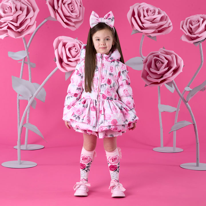PRE-ORDER - A Dee "Ava" Winter Bloom - Rose Print Coat - W261201