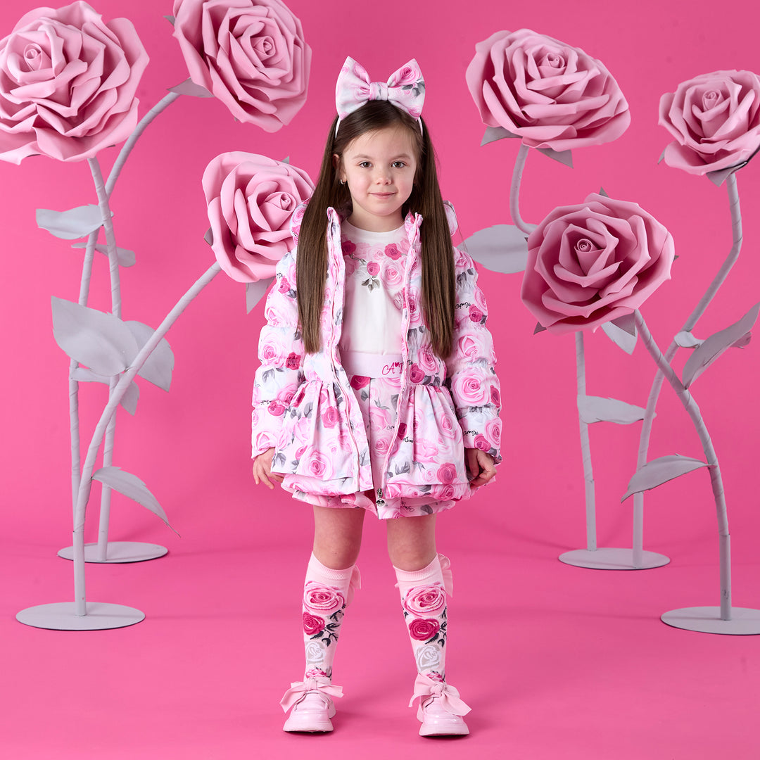 PRE-ORDER - A Dee "Ava" Winter Bloom - Rose Print Coat - W261201