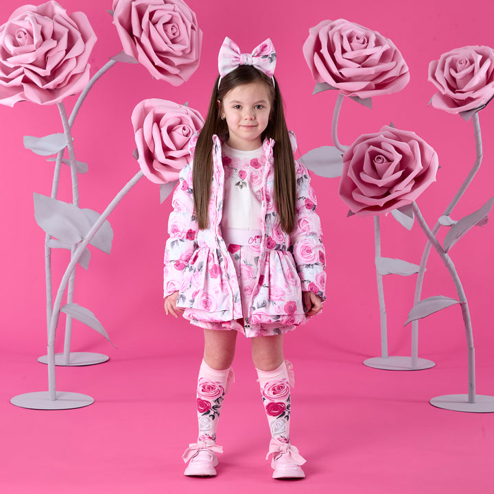 PRE-ORDER - A Dee "Ava" Winter Bloom - Rose Print Coat - W261201