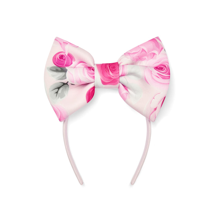PRE-ORDER - A Dee "ALLIE" Winter Bloom - Rose Print Bow Headband - W261907