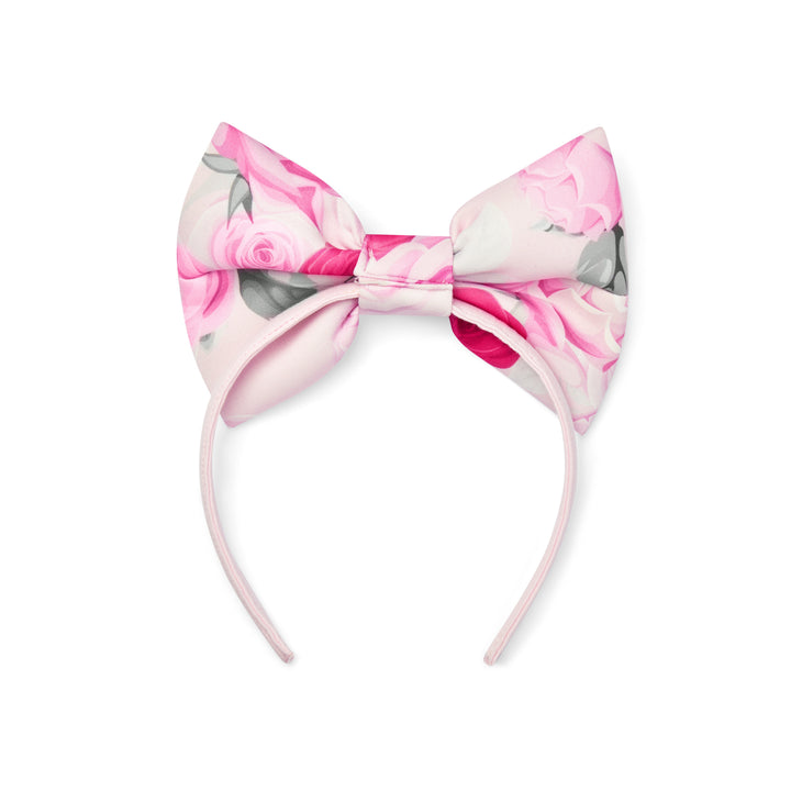 PRE-ORDER - A Dee "ALLIE" Winter Bloom - Rose Print Bow Headband - W261907