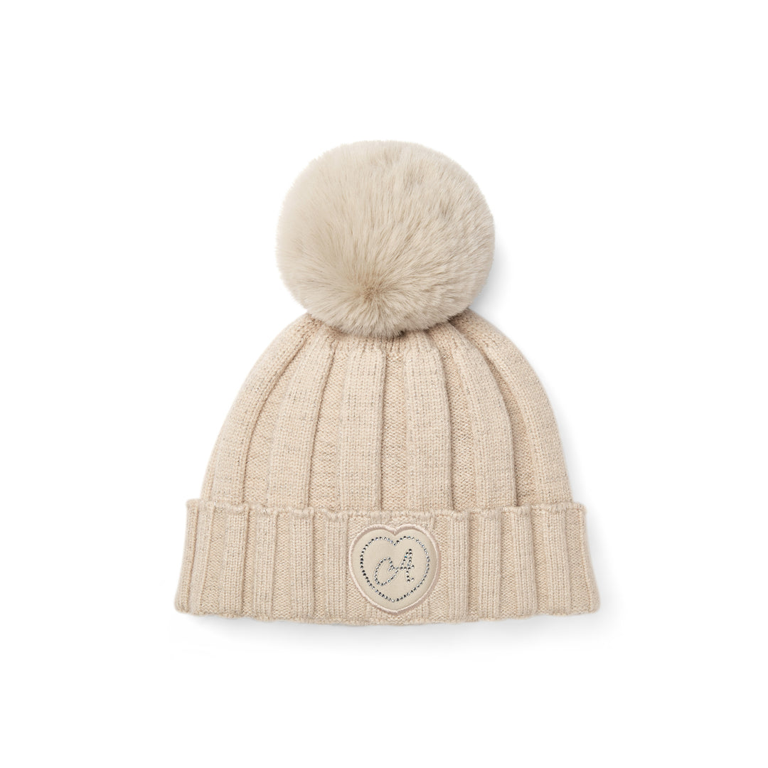 A Dee "BOBBIE" Eau De Adee - Gold Sparkle Fum Pom Pom Hat - W262920