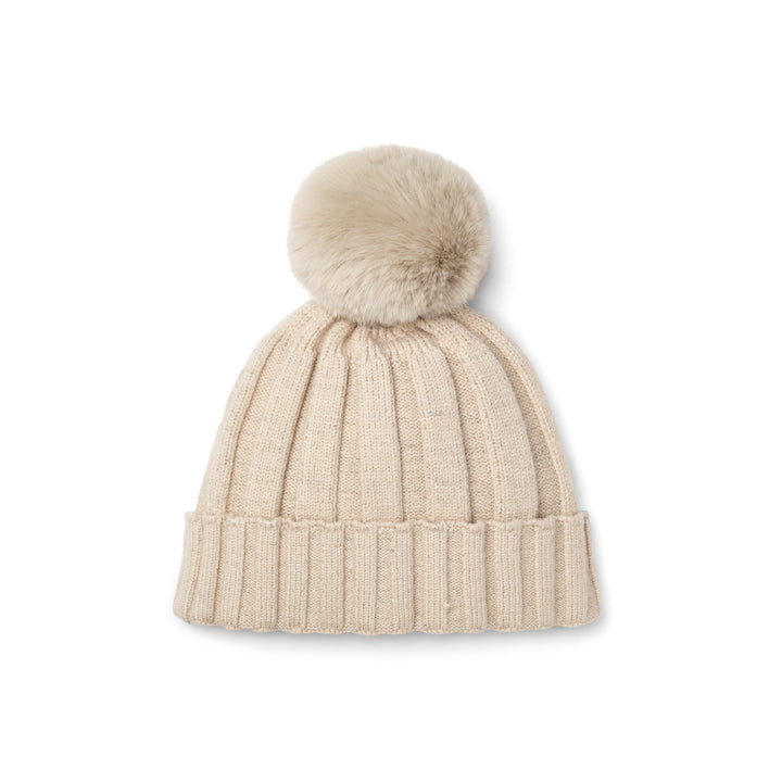 A Dee "BOBBIE" Eau De Adee - Gold Sparkle Fum Pom Pom Hat - W262920