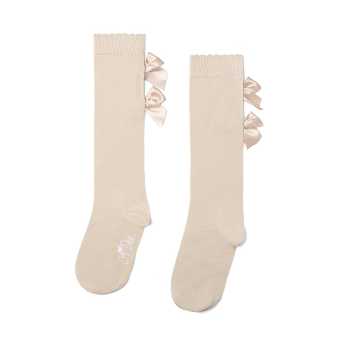 PRE-ORDER - A Dee "ARIEL" Eau De Adee - Bow Knee High Socks - W262936