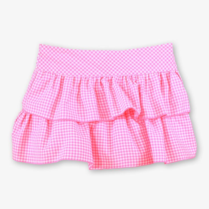 Miranda Girls White Top With Bright Pink Skirt - 0604 2&F